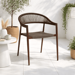 Silla de Terraza Douce - Aluminio y Rattan