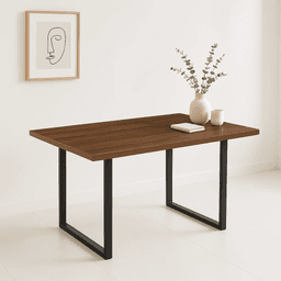 Mesa Industrial MDF 140x90 - Madera oscura