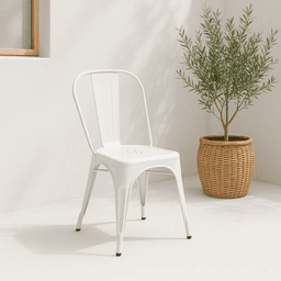 Silla Tolix - Blanca